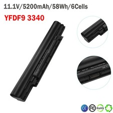 3340 Battery For Dell Latitude 3350 YFDF9 HGJW8 5MTD8 451-BBJB 451-BBIY 5200mAh