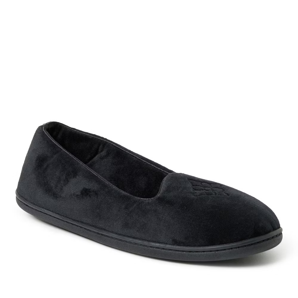 Dearfoams Womens Rebecca Microfiber Velour Closed Back House Slipper - 5090₽