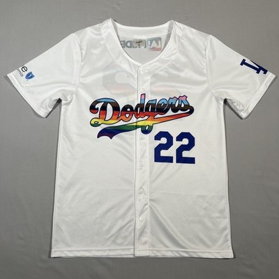 LA Dodgers Pride Night Jersey M 2022 MLB SGA Los Angeles LQBTQ | eBay