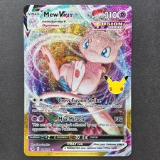 Mew VMAX 114/264 Full Art Holo 30th Celebrations Pokemon TCG English Card 
