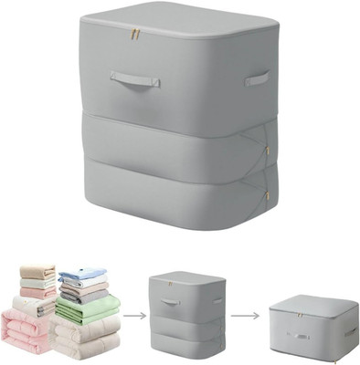 Ultra Space Saving Self Compression Organizer, 3-Layer Zipper Large Capacity Sto