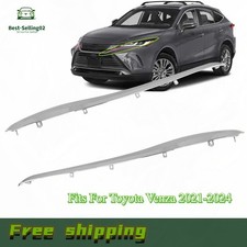 New Grille Trim Driverpassenger Side Chrome Fits For Toyota Venza 2021-2024