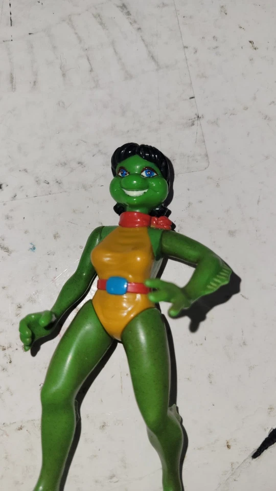 1993 Playmates Teenage Mutant Ninja Turtles TMNT Mona Lisa Figure NO TAIL! - Image 4 of 4