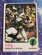 1973 Topps - Amos Otis - #510 - Royals  - Outfield