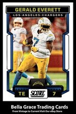 2023 Score Gerald Everett #148 Los Angeles Chargers NFL Football Base Set