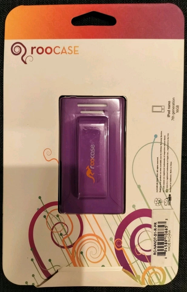 rooCase para Apple iPod Nano 7 7ª Generación - Funda Carcasa Púrpura Mate con Clip para Cinturón  Foto 2 de 2