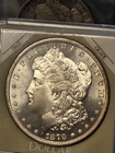 New Listing1879-S Morgan Silver Dollar With "DMPL" and Toning!! Gem BU!!