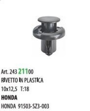 Kit 10 Rivetti in Plastica a Bottone – Paraurti Honda Toyota Vari Modelli