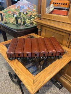 Nice Lot Lionel Postwar O Gauge Brown Pullmans! 4 With Flying Shoes! LOOK!!!!!