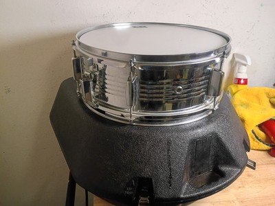 CB Drums Snare Drum SP Series 14'' x 6'' Steel w/ Dampener & Ludwig Hard Case