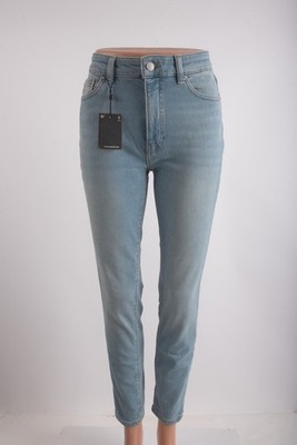 Massimo Dutti  Womans Denim Jeans Size US 4 EUR 36 Blue Straight  5070/811 NWT