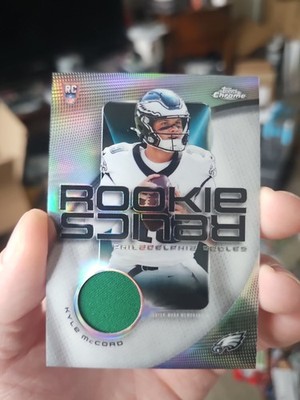 2025 Topps Chrome - Rookie Relics Kyle McCord #RR-KM (MEM, RC)