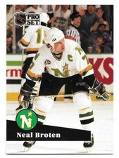 NEAL BROTEN 1991-92 PRO SET CARD MINT CONDITION