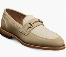 Men's LOAFERS Allen Edmonds Randolph Bit Loafer- TAN /BONE / SUEDE