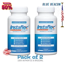 2 Packs Instaflex Advanced Joint Support Supplement 30 Capsules New Exp 11/2027