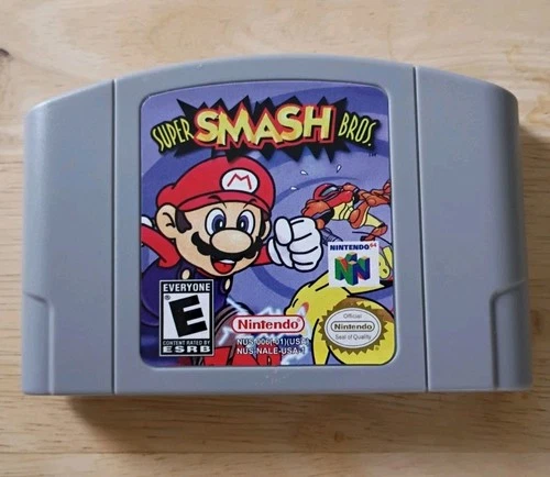 Super Smash Bros. Nintendo 64 - N64 Authentic Tested - Works Great!