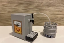 1/12 Dollhouse Miniature Craft Beer Tap System Kegs Dollhouse Pub Restaurant