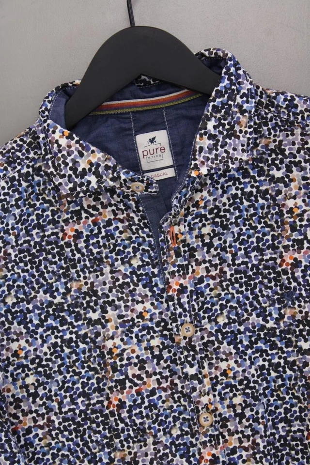 ✨ Pure Hatico camicetta per uomo taglia 54, XL multicolore di cotone ✨ - Immagine 2 di 4