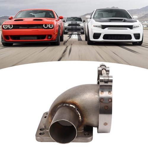 _3-calowy adapter kątowy V-Band Turbo 90-stopniowy zestaw rur kołnierzowych z zaciskiem kołnierzowym do - Zdjęcie 2 z 22