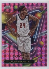 2023-24 Topps Cosmic Chrome Pink Galaxy Refractor Jalen Pickett #179 5i3