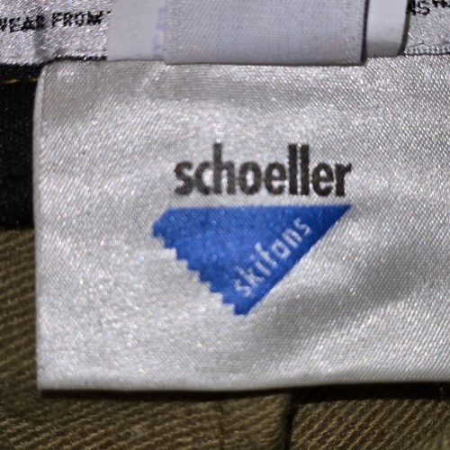 Obermeyer Pants Womens Sz 8 Vintage Stretch Wool Blend Ski USA Schoeller Gold - Picture 6 of 15