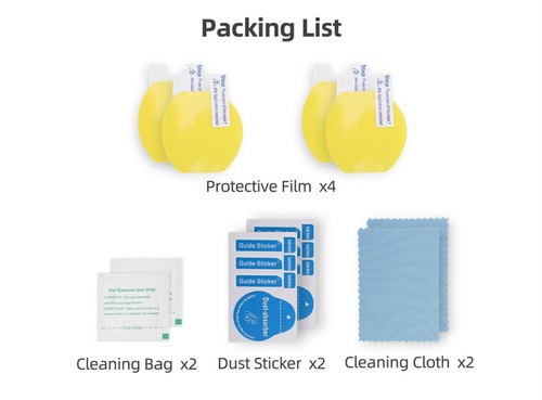 4Pcs geeignet für PS VR2 Objektivschutz HD Anti-Kratz TPU Film - Photo 4/13