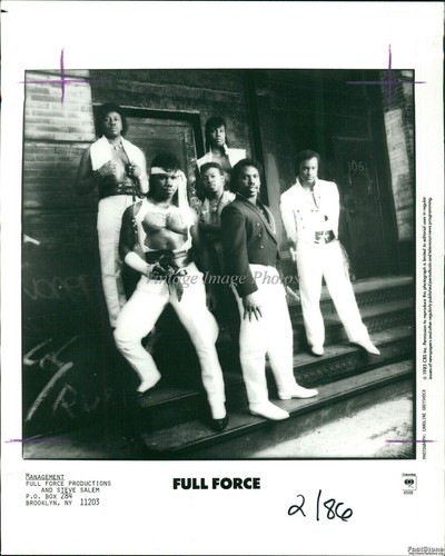 1986 Photo Full Force Hip Hop New Jack Swing R&B Singers Producers Musician 8X10