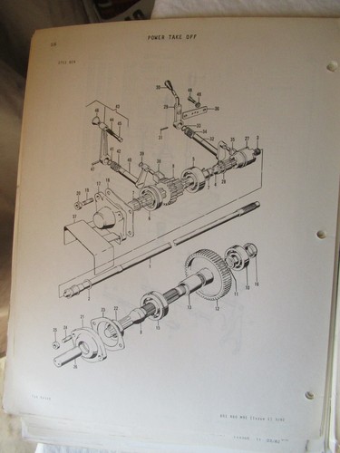 Massey Ferguson MF245-4 MF 254-4 Traktor Teilebuch Katalog Handbuch 1982 - Bild 7 von 9