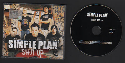 CD SINGLE PROMO SIMPLE PLAN SHUT UP! 2004 NICHT ZU VERKAUFEN KOPIE