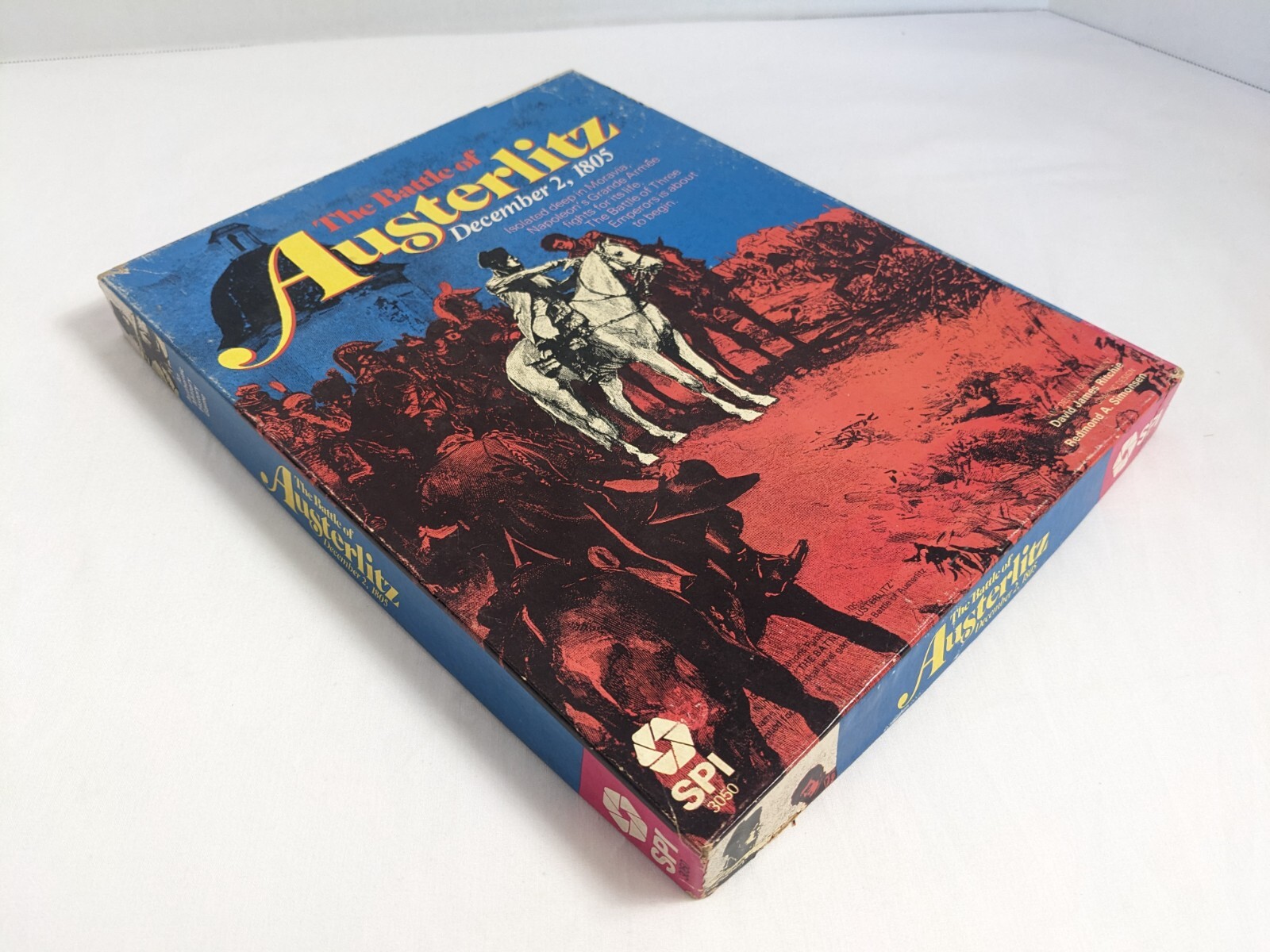 THE BATTLE OF AUSTERLITZ War Board Game 99 Complete SPI 3050 1980 OOP