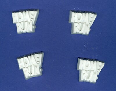 Baseball ''Home run'' plaster of Paris painting project. Set of 12!