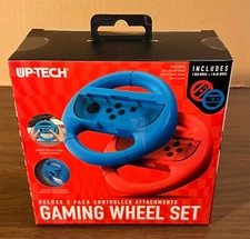 UP Tech- Nintendo Switch Steering Wheels 2-pack Deluxe Red + Blue- new in box