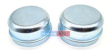 2 x 50mm Steel Hub Cap for Unbraked Trailer Taper Roller Bearing Hub
