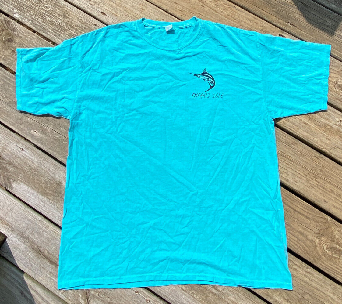 T Shirt Fishin Isola di Smeraldo "Scusa se ho perso la tua chiamata ero sull'altra linea"