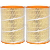 2X Mahle / Knecht Luftfilter LX 714 Air Filter