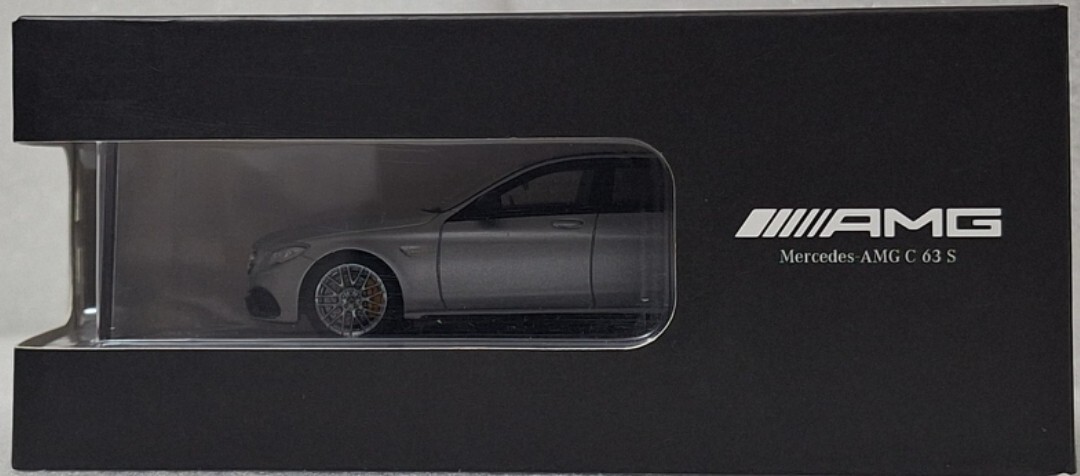 Mercedes-Benz C-Class (C205) C63 s AMG Coupe Silver 1:43