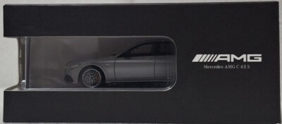 Mercedes-Benz C-Class (C205) C63 s AMG Coupe Silver 1:43 Spark B6