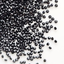 Round 1.8MM. 100PCS 3.4CT Best 100 Natural Black Spinel, Best For Setting