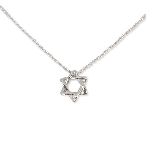 Pendentif Etoile de David, Or jaune 750 - Lumiosa