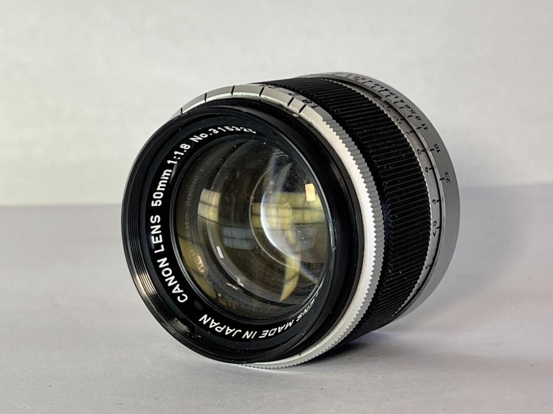 Canon L1 Type 50mm F1.8 Lens L Mount Vintage Good Condition