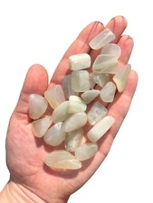 Moonstone Tumbled Stone, Natural Moonstone from India