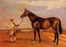 Art Oil painting james lynwood palmer - golden corn man with horse canvas