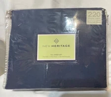 New Heritage Full Sheet Set 1 flat sheet 1 fitted 2 pillow cases