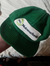Vintage Cargill Nutrena Feeds Snapback Hat Green Patch Trucker Ag Swingster USA