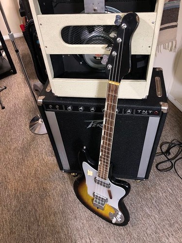 Decca DMI 301 Vintage 60’s Bass- Sunburst