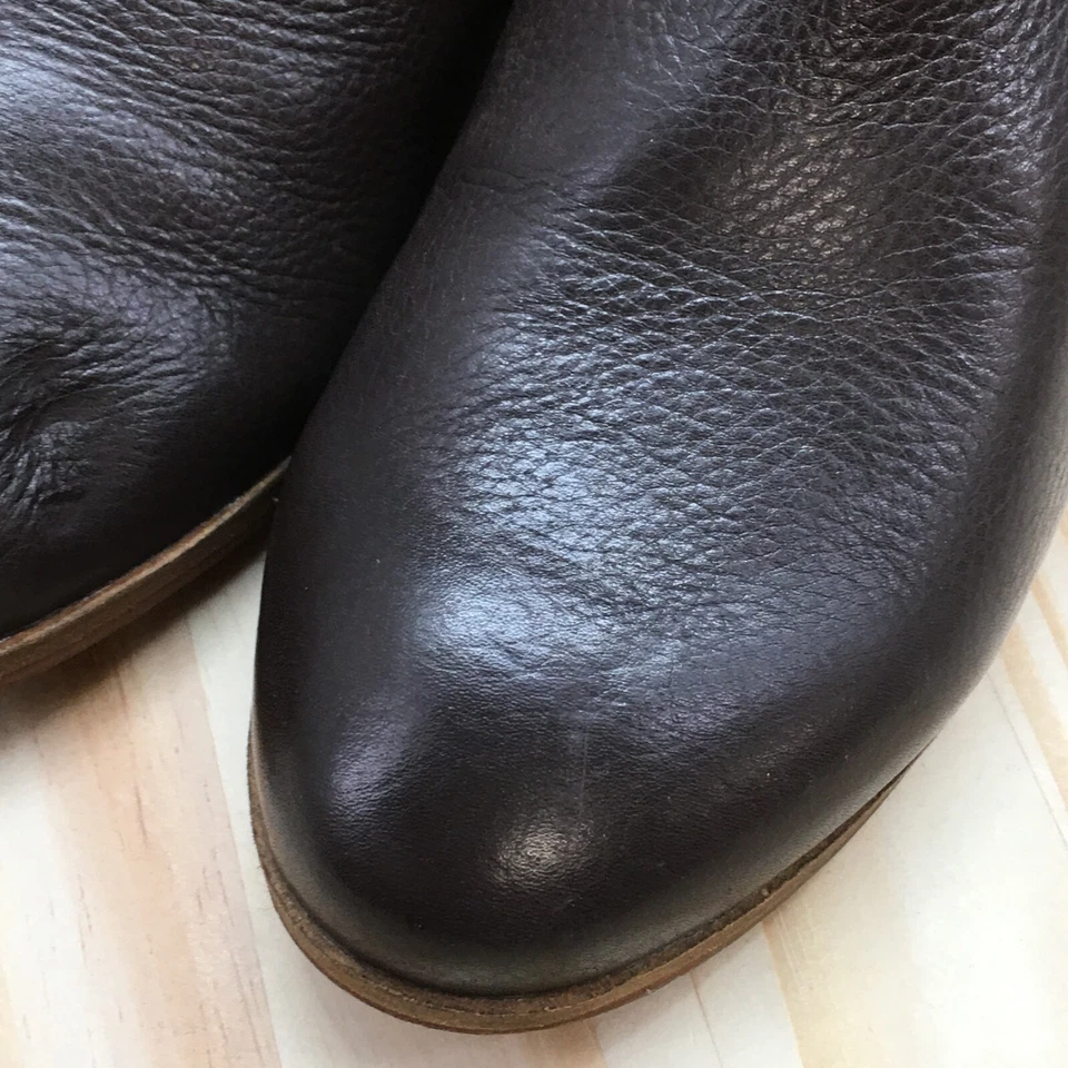 Botas Softwalk para Mujer 8 M Rocklin Informales Cremallera Lateral Botín al Tobillo Cuero Marrón Foto 4 de 4