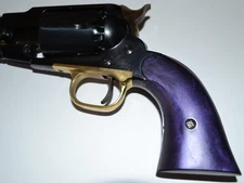Pietta 1858 pistol grips large frame shimmer violet plastic with screw