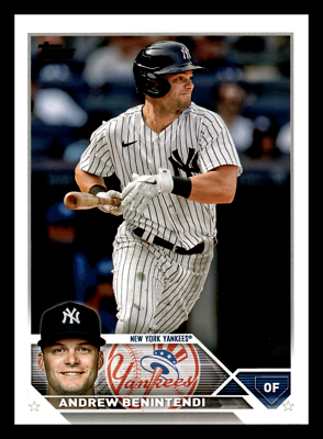 2023 Topps Andrew Benintendi #197 New York Yankees Centered Mint
