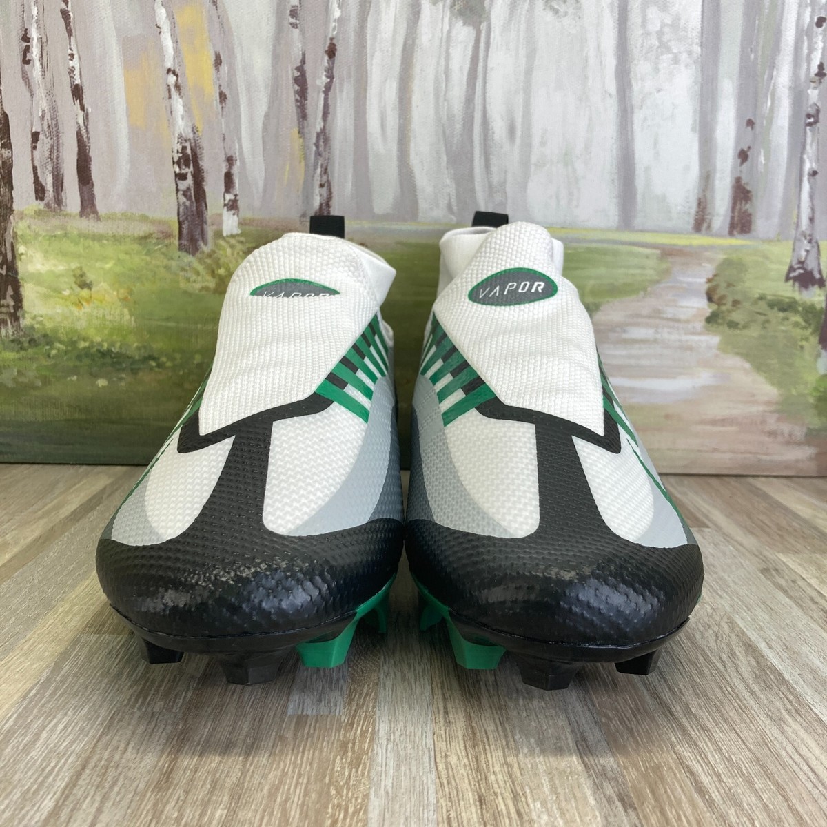 NEW Nike Mens Vapor Edge 360 Pro Black/Green Cleats DV0778-005 Size 16 Vapor Edge 360 VC  main image 3