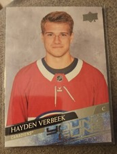 2020-21 Upper Deck Hayden Verbeek Young Guns Rookie #714 - Montreal Canadiens